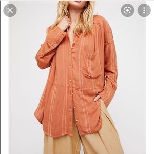 Free People Cozy Nights Oversized Tunic size S